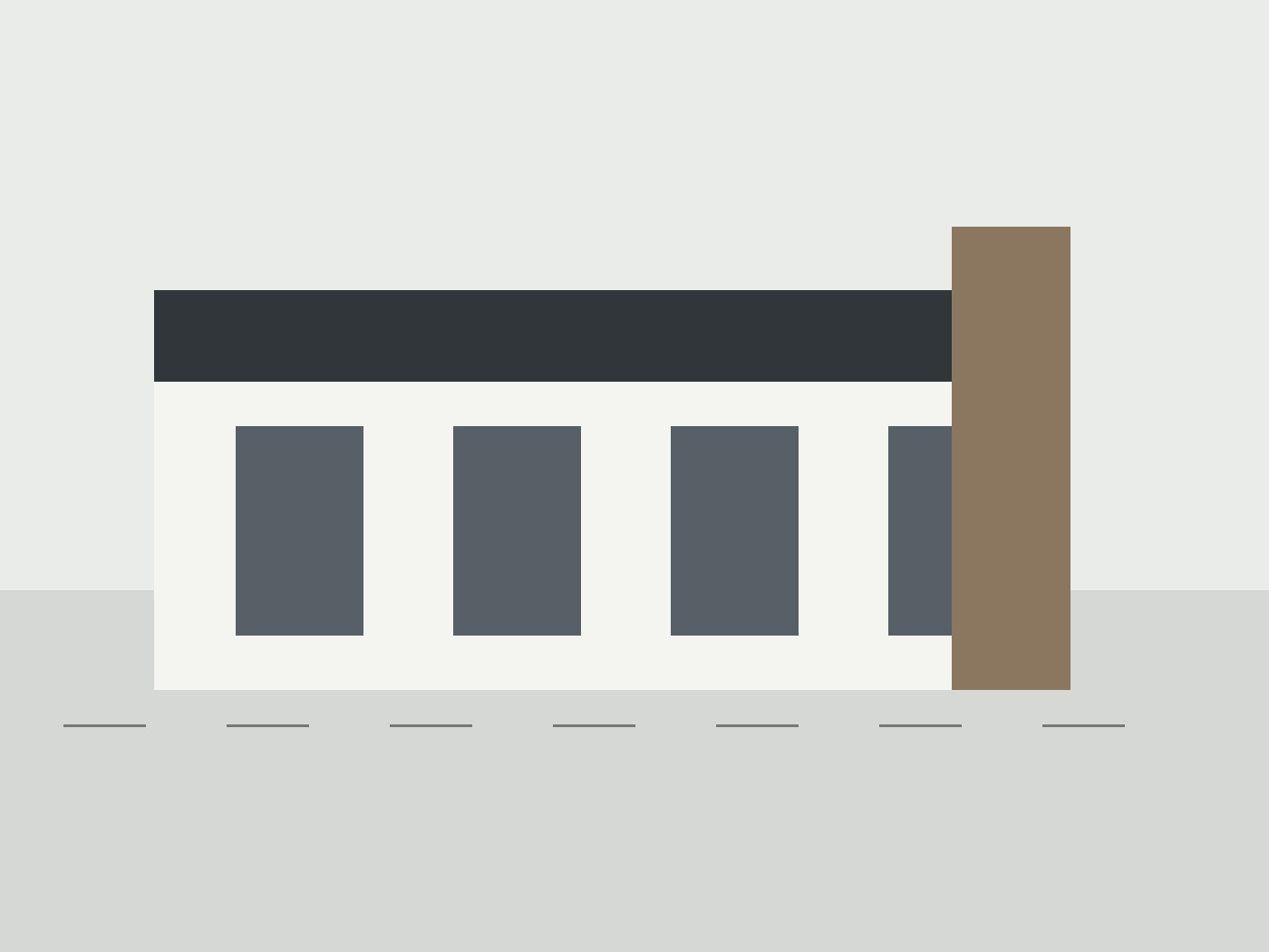 Architektonische Projektansicht